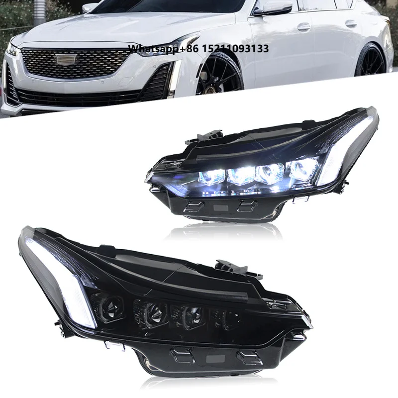 

2020-2023 CT5 LED Projector Headlights Daytime Running Car Lights with High Visibility Automotive Accessoriesv