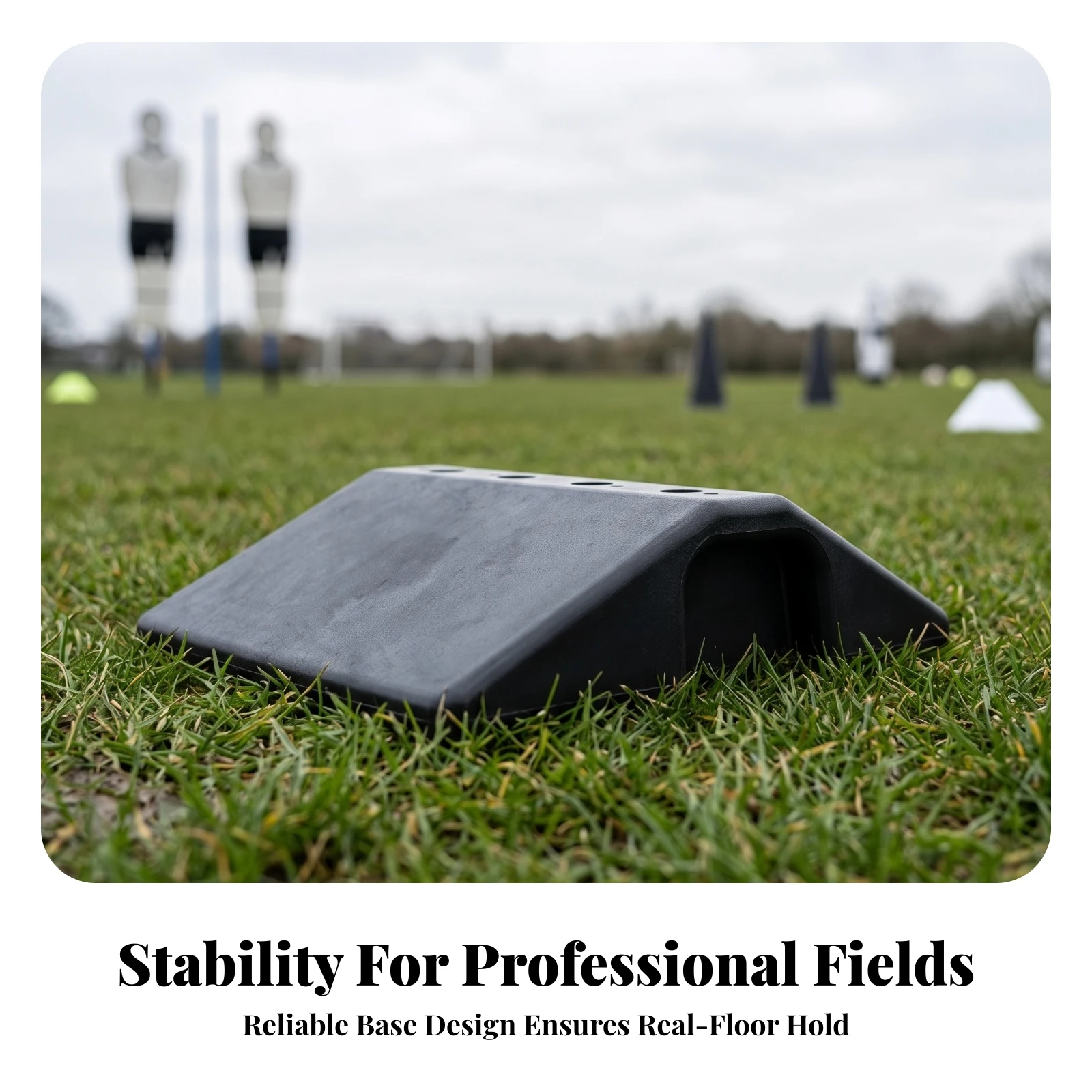 Soccer Training Obstacle Wall Stable Open-Play Kick Wall with Handle Figure-Shaped Training Panel Reusable for Coaches
