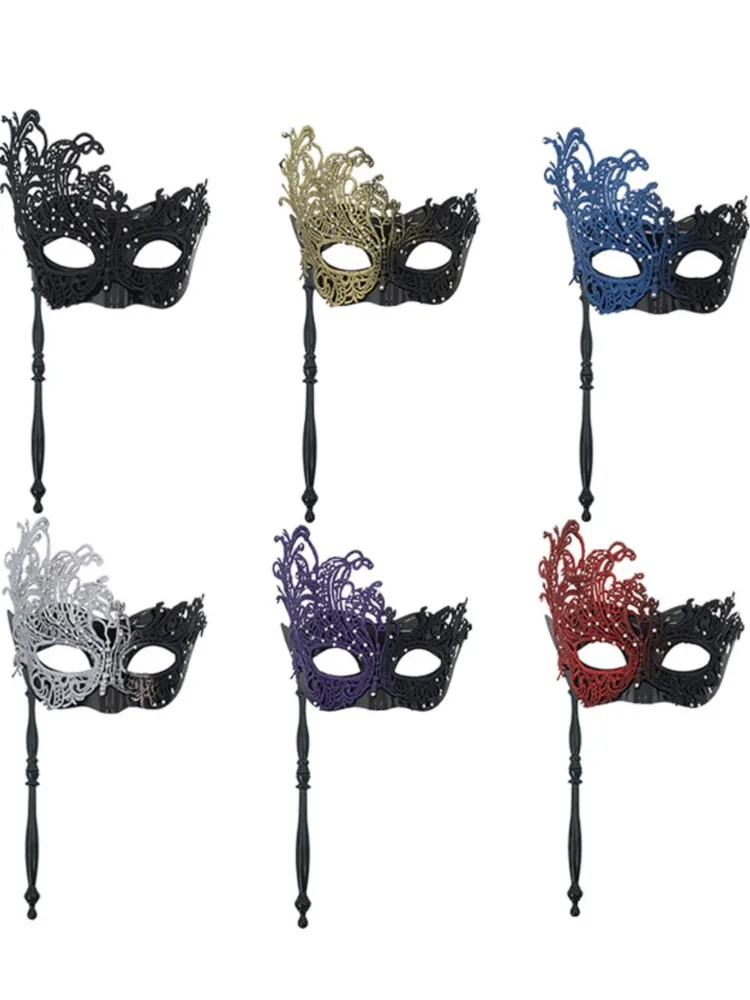 Masque pour les yeux Sexy plume eau diamant gland vénitien mascarade bal Halloween fête déguisement accessoires de déguisement dame masque facial