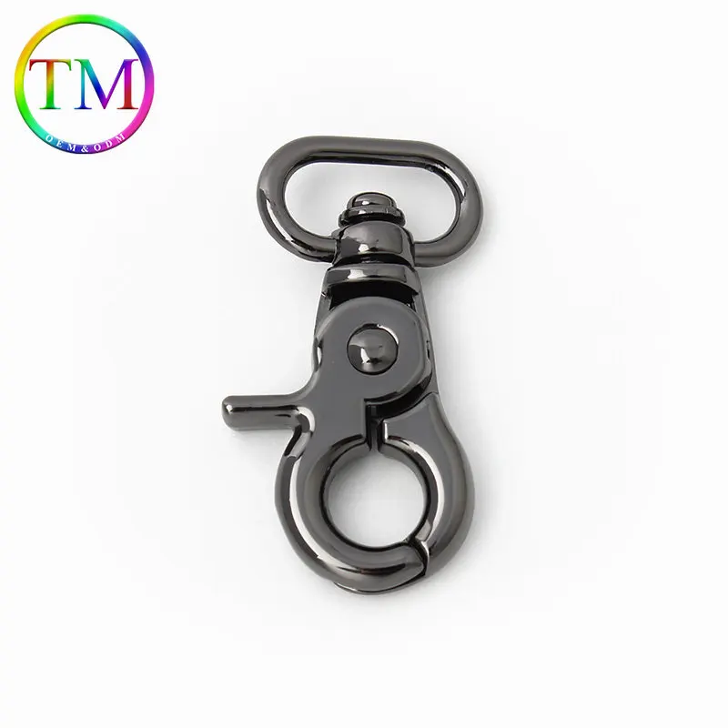 10-50Pcs Custom Metal Snap Hook Trigger Swivel Lobster Clasp Clips Strap Belt Webbing Buckle Diy Bag Hardware Accessories