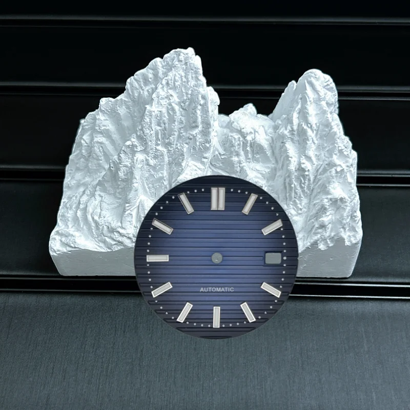 Customized Green Blue 30.5mm Green Luminous Watch Dial Modification Accessories Suitable for NH35 NH36 Automatic Movement NoLogo