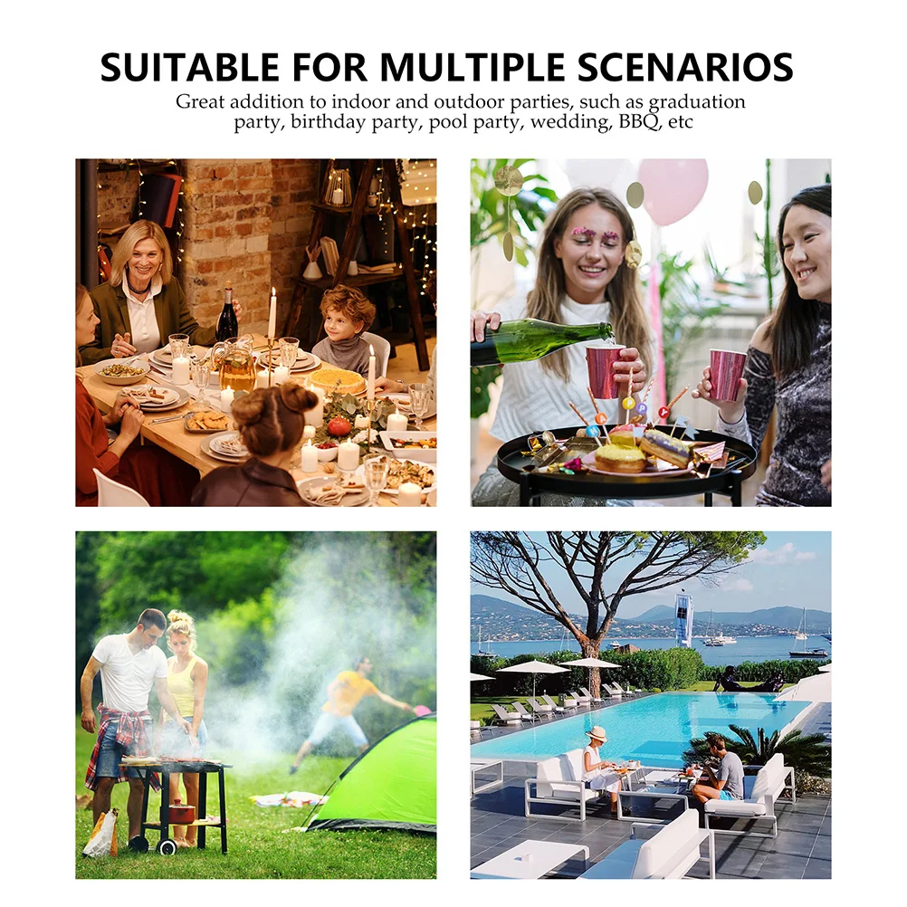 

6pcs Inflatable Bar Tray Transparent Blue Lightweight Smooth No Burrs For Kitchen Picnic Outdoor Ice Food Server Pvc