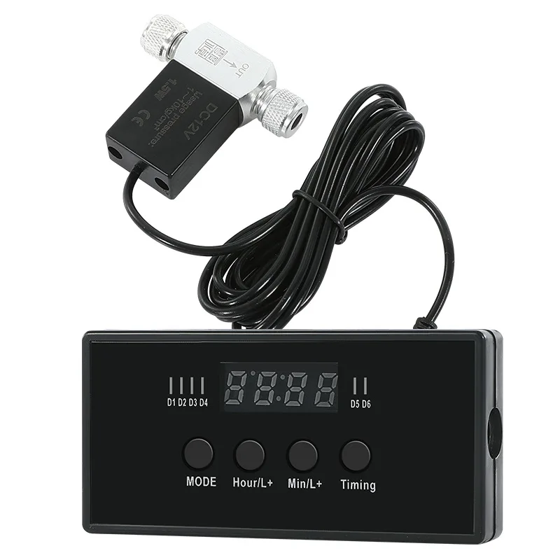 

Aquarium CO2 Motor Valve Fish Tank CO2 Generator/Pressure Reducing Valve Equipment Control Digital Display Timer Switch