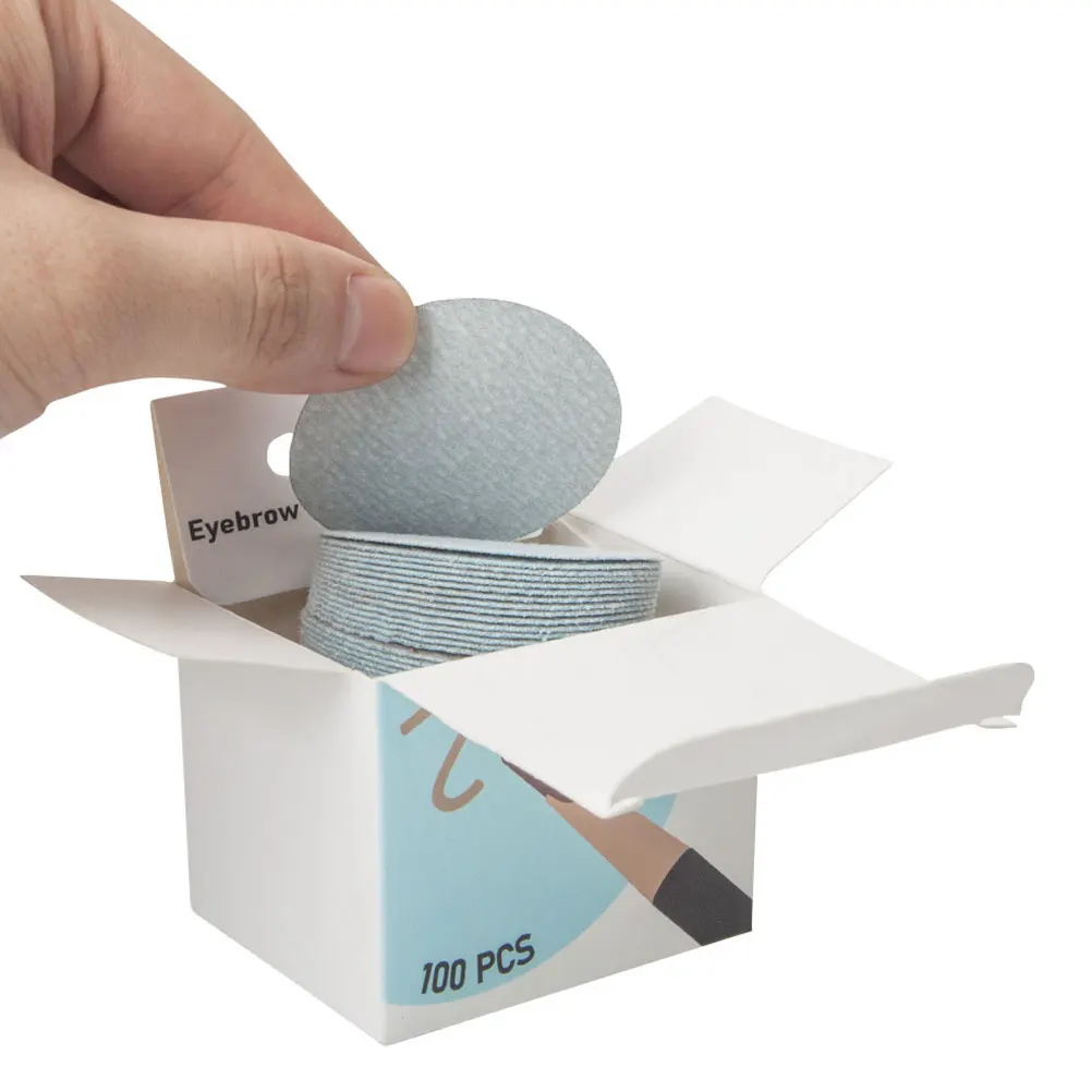 100 Stück Papier-Bleistiftspitzer für Augenbrauen, S-Papier, Bleistifte, Anspitzer, Skizze, Zeichenstifte, Spitze, Schärfen, kompakte Aufbewahrung