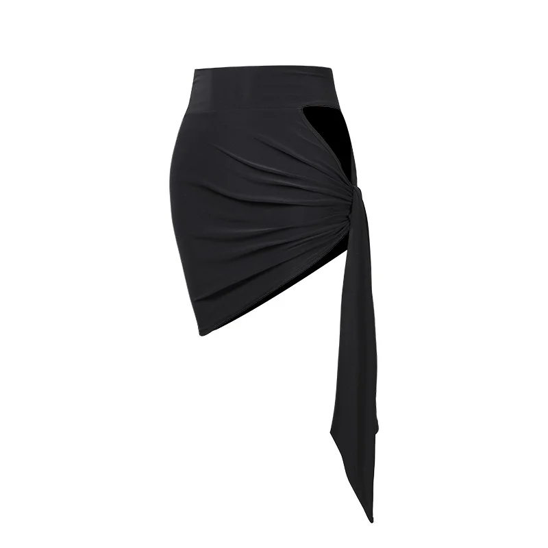 تنورة تدريب على شكل ربطة عنق للسيدات من UK Latin Dancewear - ملابس رقص قابلة للتعديل في قاعة الرقص مع تصميم جديد وقماش مطاطي