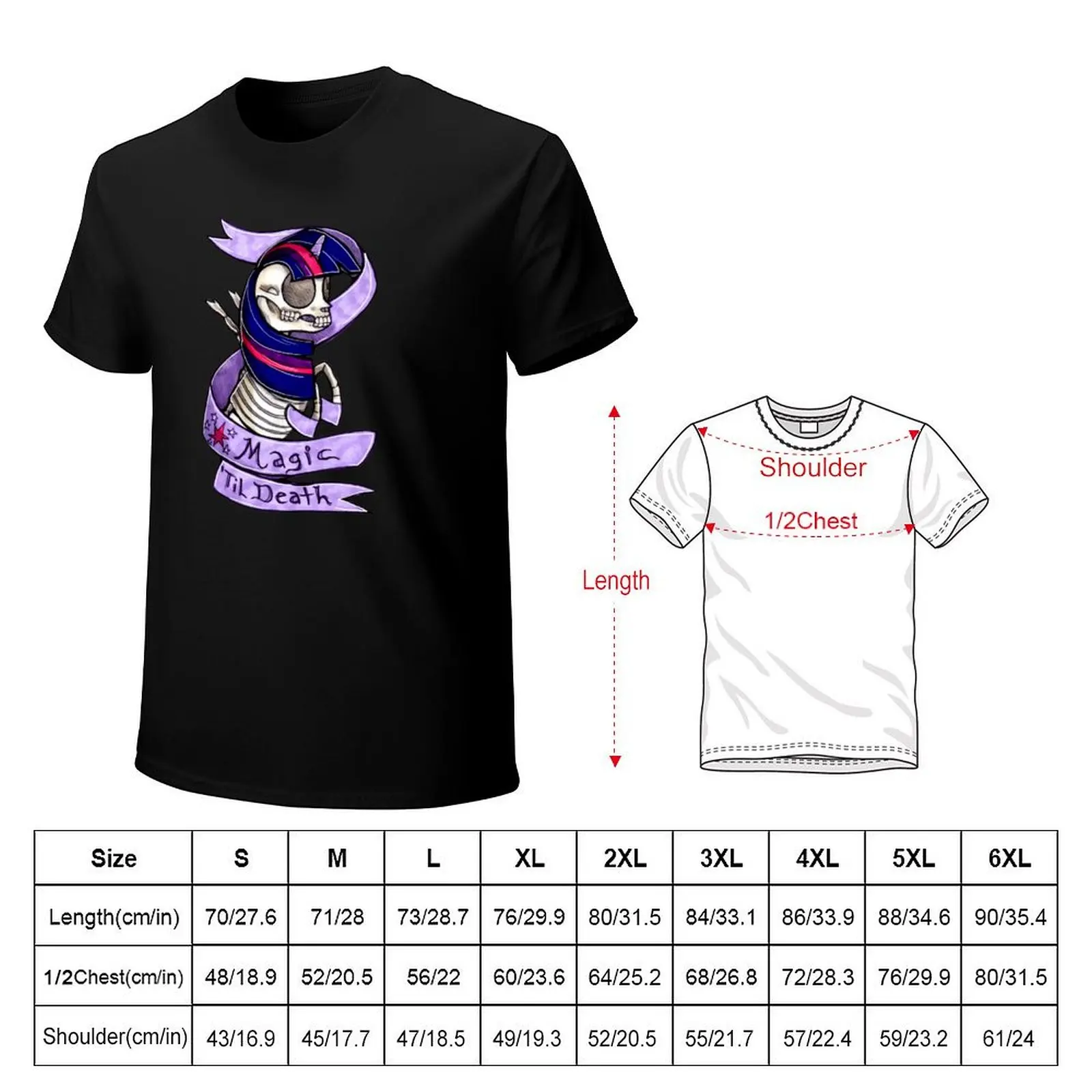 Magic 'Til Death MLP Twilight T-Shirt Plus Size Everyday Tee Shirt view 2
