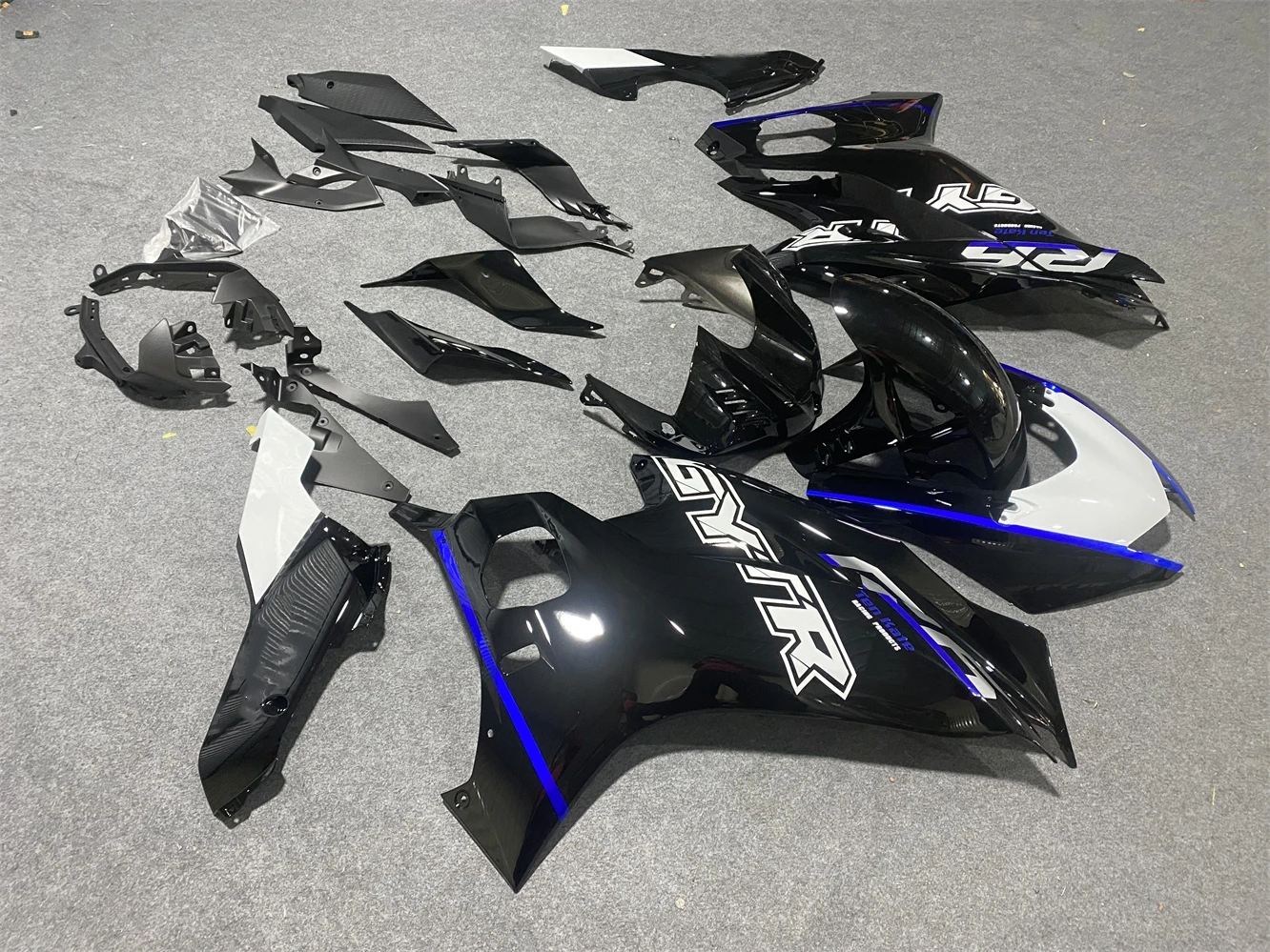 Motorcycle fairing fits Yamaha YZF-R6 17 18 19 2021 YZF600 2017 2018 2019 2020 2021 Fairing Blue White Black motorcycle shell