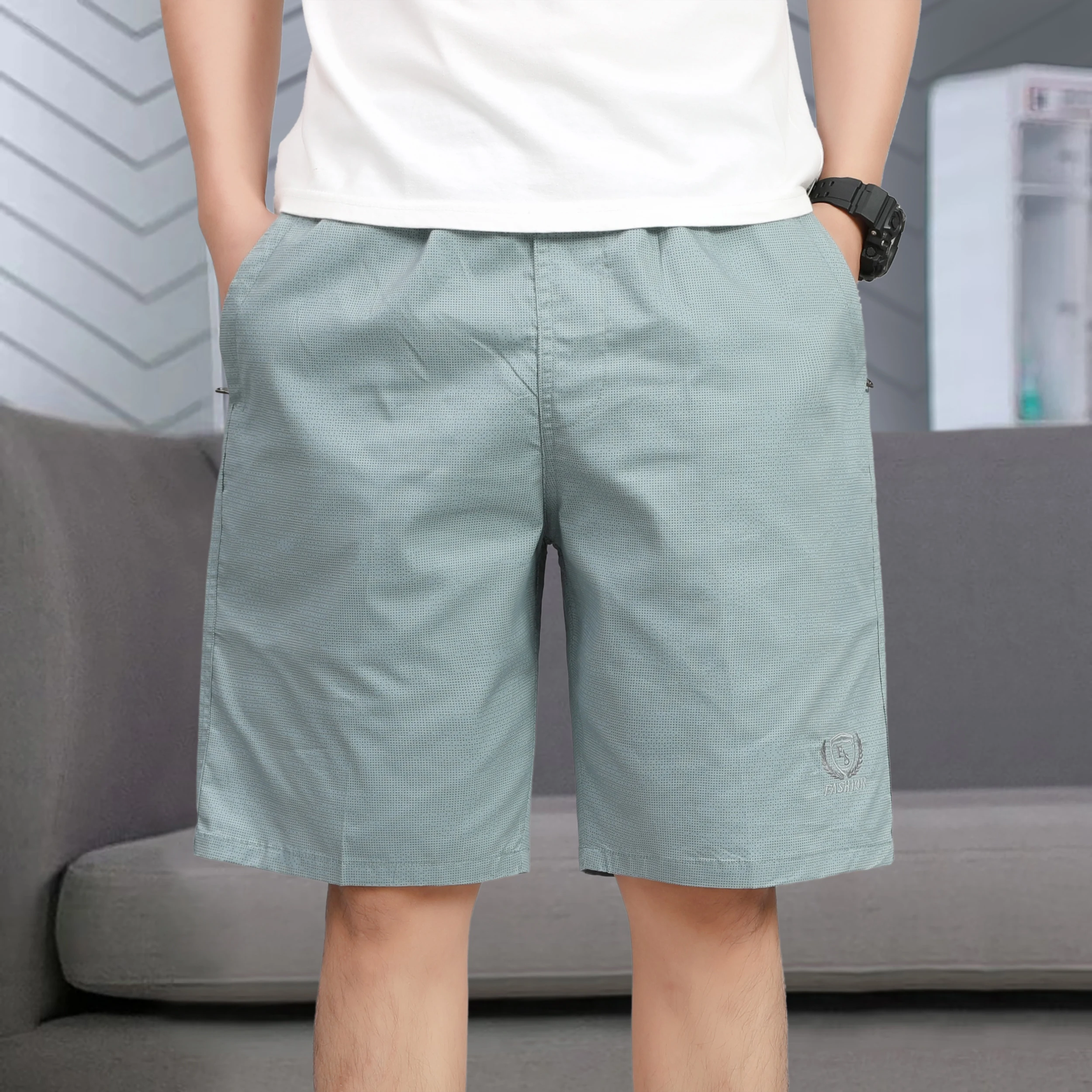 New shorts men's summer thin section casual quick dry five-minute pants loose large size sports pants