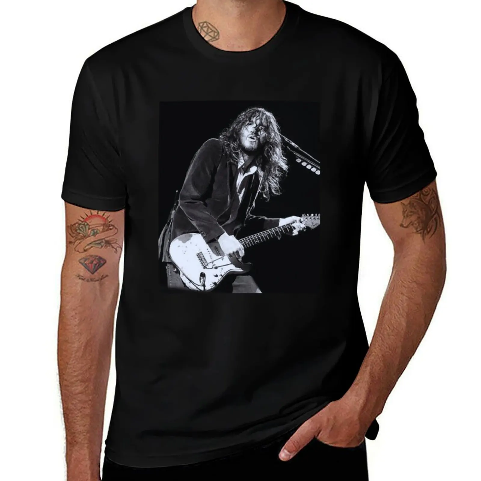 

Frusciante graphic man plain t for t shirt shirts man funny John T-Shirt