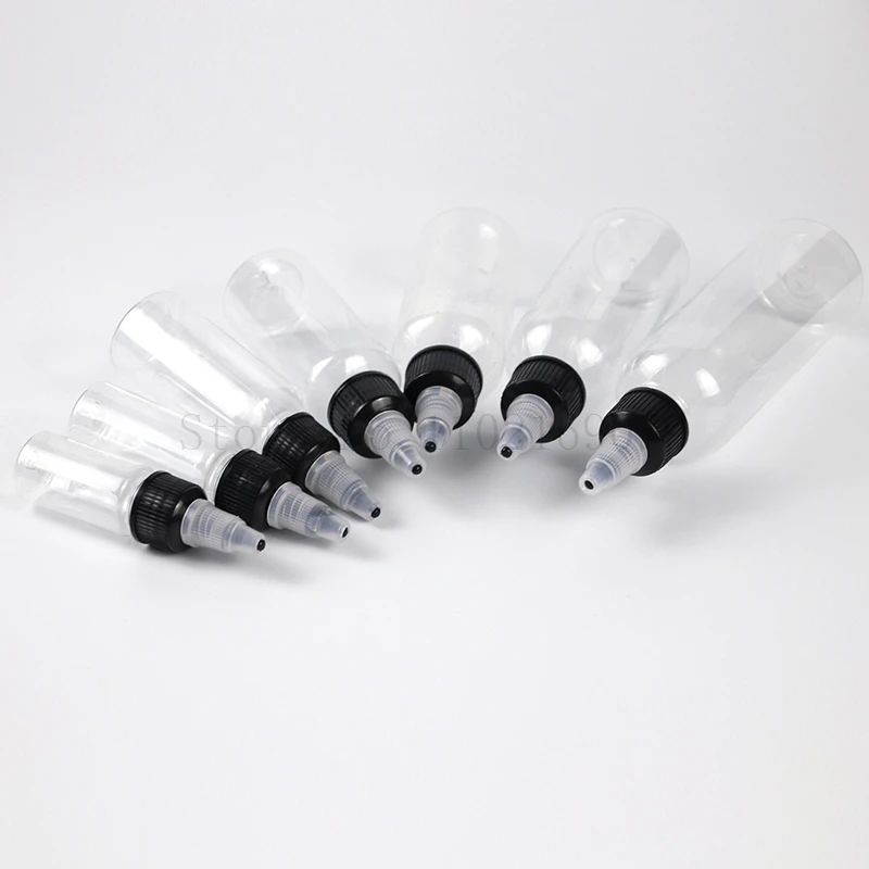50pcs Squeeze Dropper Bottles Plastic Eye Drop Bottle Twist Top Cap Liquid Paint Ink Dispenser Glue Applicator10ml 50ml 100ml
