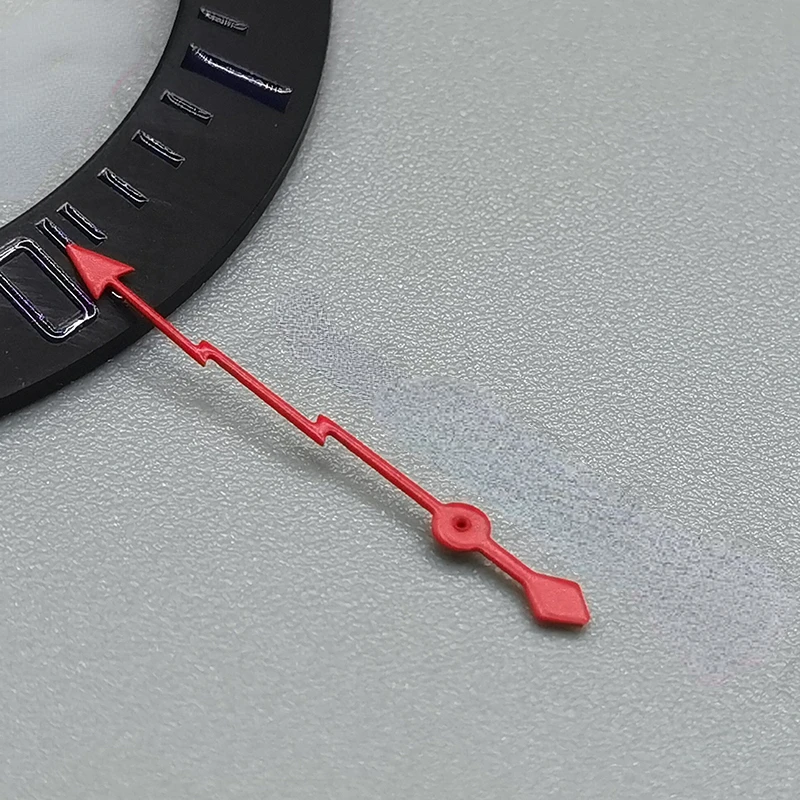 สายฟ้าเข็มนาฬิกาเข็มเหมาะสำหรับ NH35 NH36ดัดแปลงกันน้ำผีนาฬิกาอุปกรณ์เสริมสีดำประกอบตัวชี้