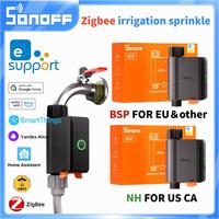 SONOFF SWV Water Valve sprinkler control Zigbee Smart Irrigation flow meter Timer App Voice Control Via Alexa Google ZHA Ewelink