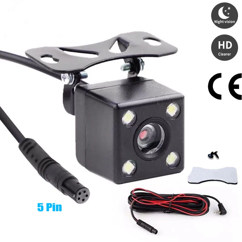 5-pin reverse dashcam Rear camera Car recorder camera Waterproof video reverse camera