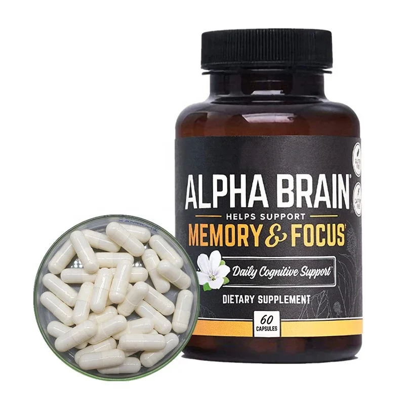 

2 Bottle Alpha GPC Intelligence Capsule Promotes Brain Supplementation Vegetarianism Capsule A Choline Phosphatidylserine