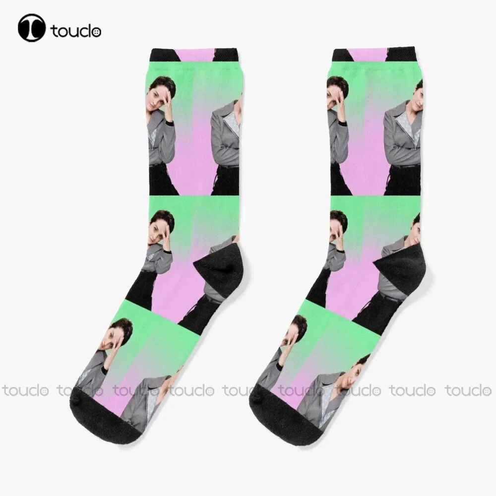 

Noemie Merlant Socks American Flag Socks Thanksgiving Christmas New Year Gift Unisex Adult Teen Youth Socks Custom Funny Sock