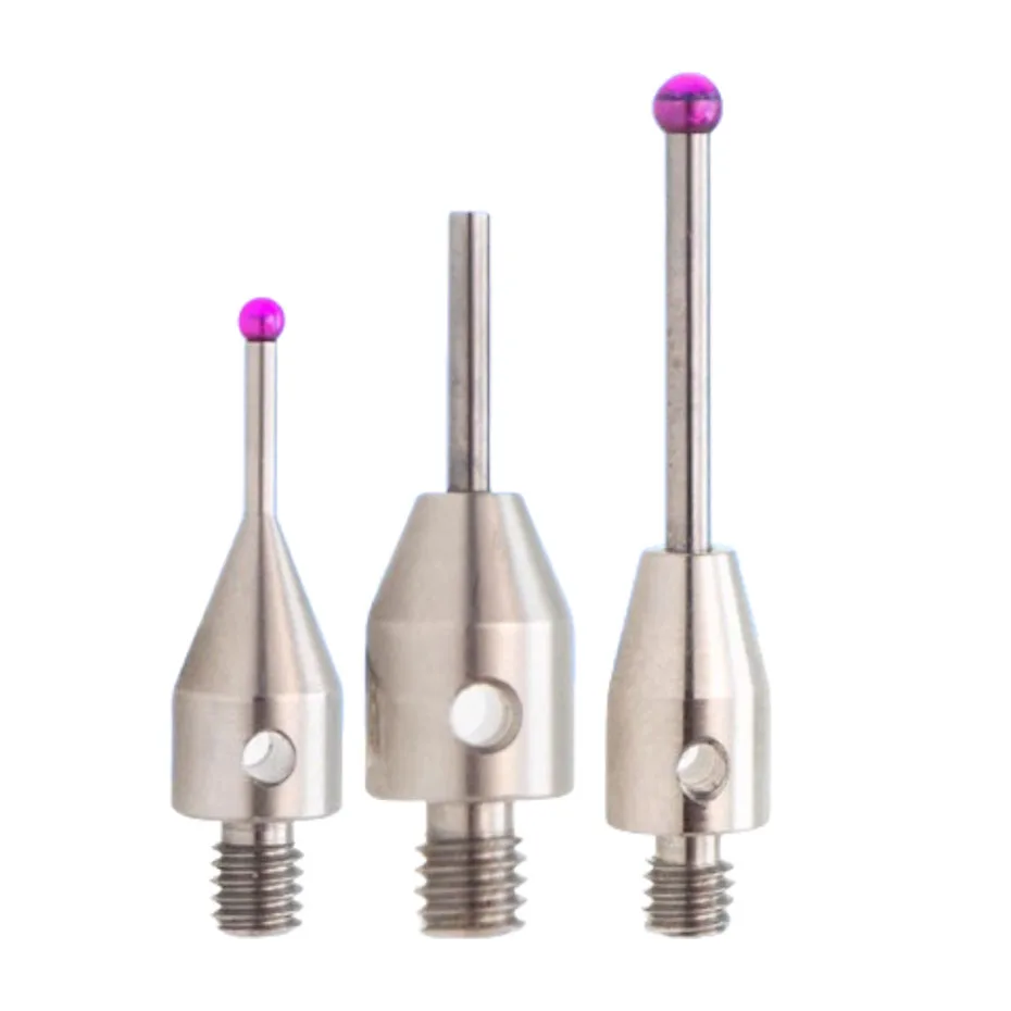 Three coordinate probe tungsten steel measuring needle ruby measuring head CNC machine tool dedicated measuring needle M4