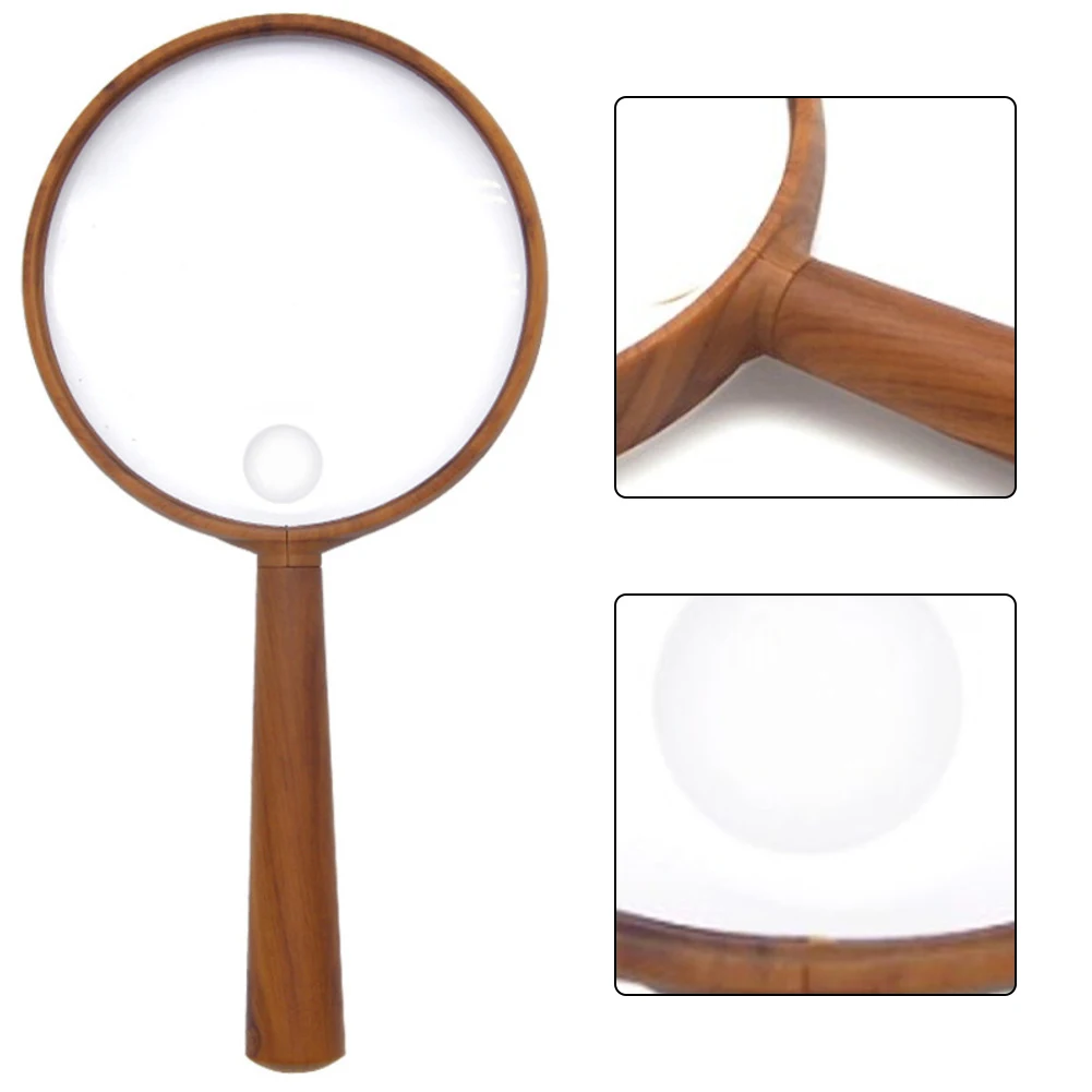 For Antique Appraisal Compact Portable HD Magnifying Glass On-the-go Convenience 110mm Model 5x 20x Magnification