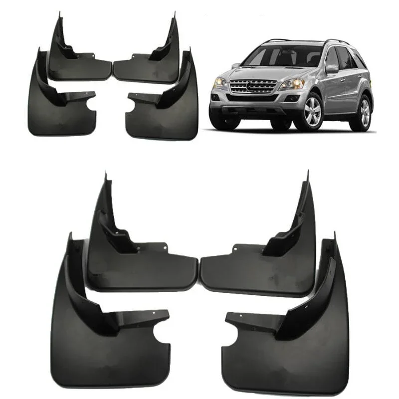 Car Mud Flaps Fender Flares Mudguard Splash Guard For ML Class ML300 ML350 ML400 ML450 2005 2006 2007 2008 2009 2010 2011 ~ 2019