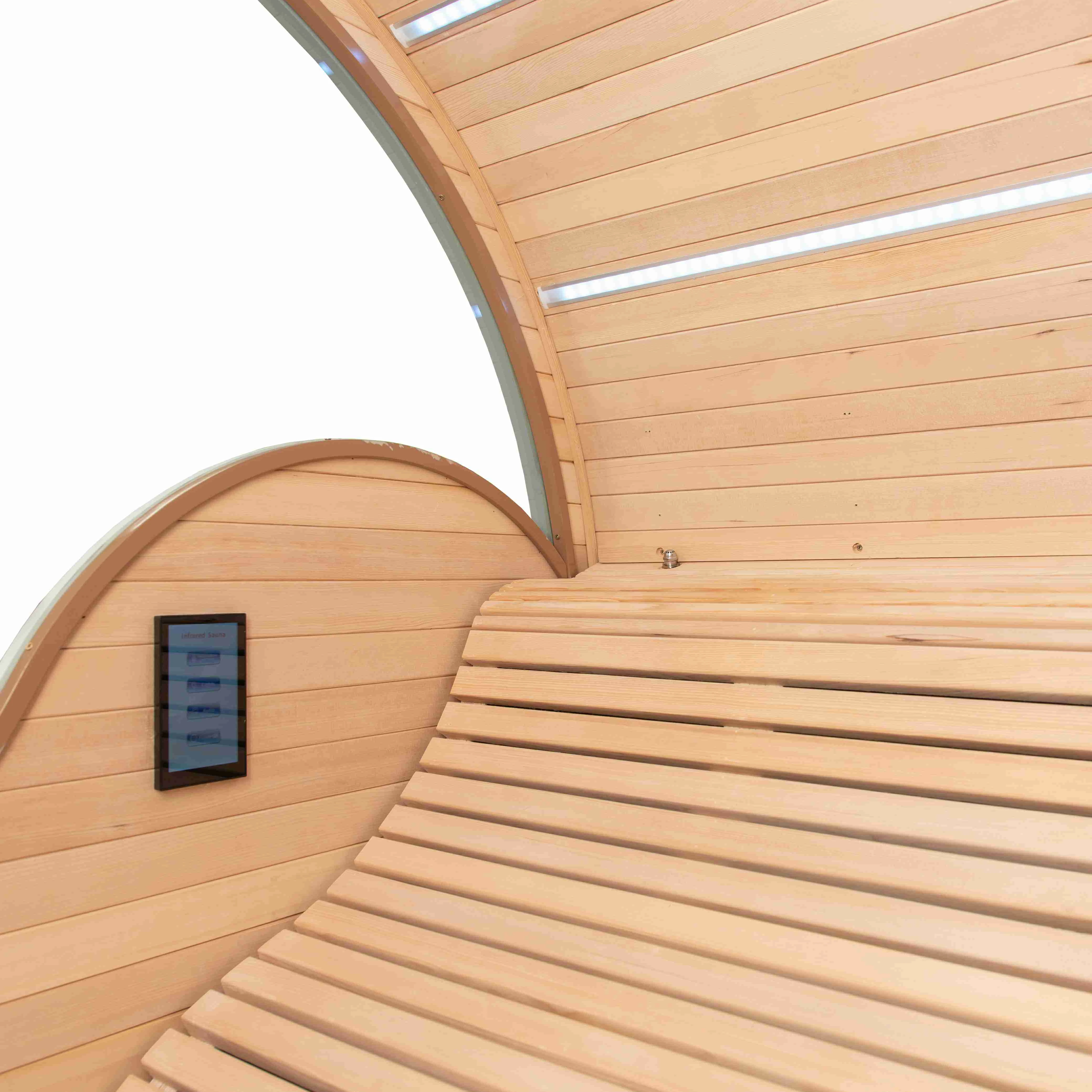 Advanced manufacturing facilities; Metasequoia far-infrared sauna room, equipped with TDP heater and negative ion function.