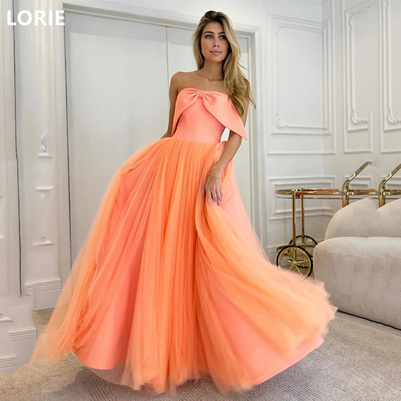 LORIE A-line Sleeveless Bridesmaid Dress Bow On Chest Backless Bridsmaid Dresses Pleat Sisters Group Bridesmaid Customized