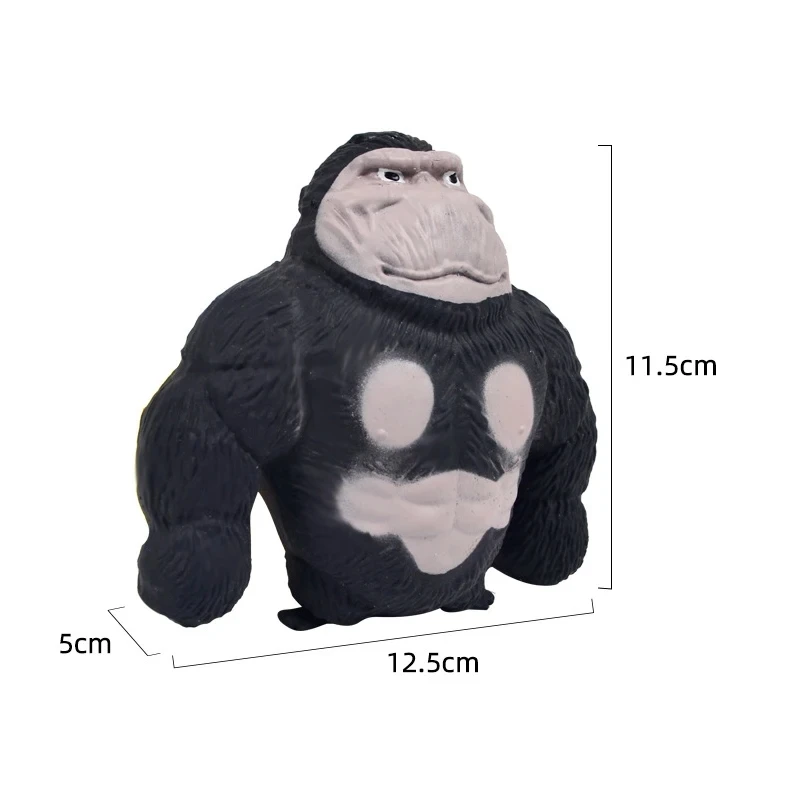 New Decompression Orangutan Vent Tpr Soft Glue Slow Rebound Doll Toy Cute Funny Gorilla Stress Relief Games Trick Gifts