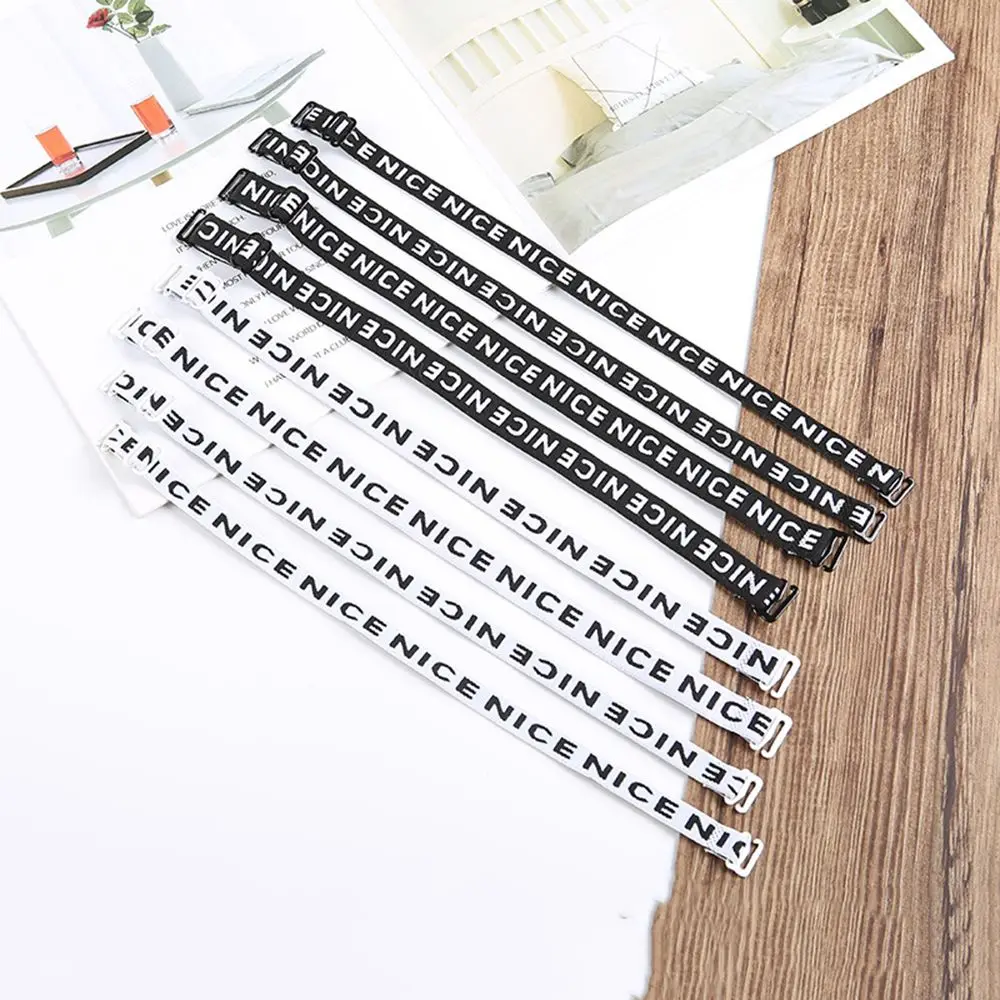 Fashion Non-slip Nice With Slide Hook Summer Girls Sports Letter Shoulder Strap Women Bra Belt Brassiere Straps Bra Accessories