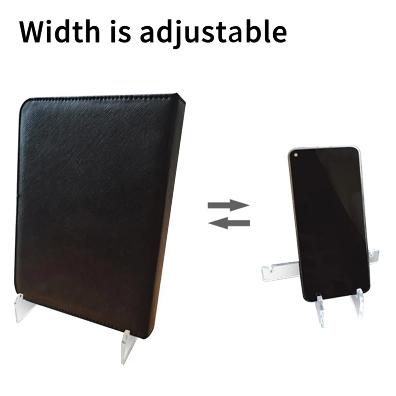 Akrylowy stojak na książki wyczyść książkę sztalugi ze stojakiem półka ekspozycyjna z obsługą S do wyświetlania komiksów dzieła sztuki CDs 1szt