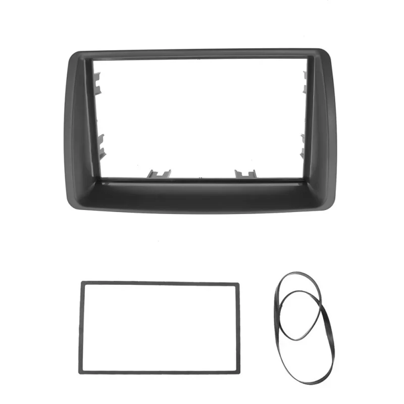 2 Din car Radio Fascia For FIAT Panda 2003- 2012 Car panel car audio Stereo Dash Mount Installation Trim Kit Frame Plate Bezel