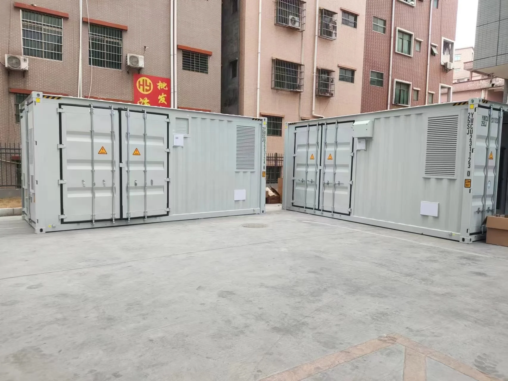 ESS 10FT 20FT 40FT 태양광 에너지 저장 컨테이너 (100KW 250KW 500KW PCS 및 LiFePO4 배터리 캐비닛, 공랭식)