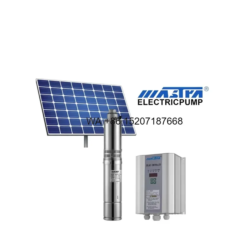 Wmwmnu 4inch 1100W 110V Submersible Solar Water Pump for Irrigation High Quality DC Pump System for Pakistan