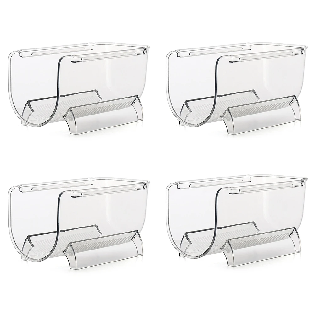 

A68G-органайзер для холодильника, держатель для бутылки вина, штабелируемый органайзер для напитков-колы, подставка для хранения шампанского, полка для вина