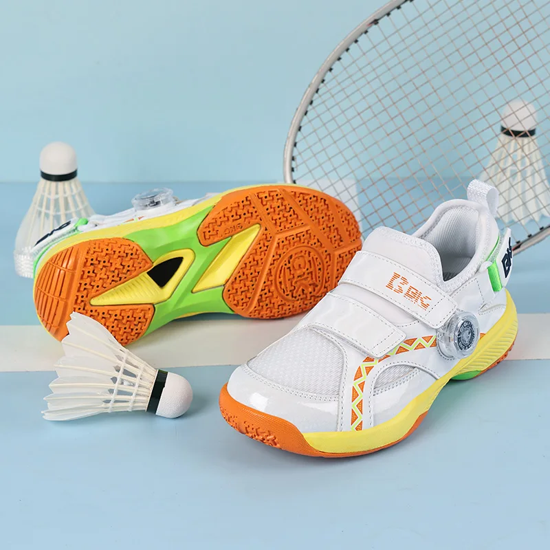 Children's Badminton Shoes, Professional Table Tennis Shoes for Boys and Girls, Comfortable and Breathable Tennis Shoes