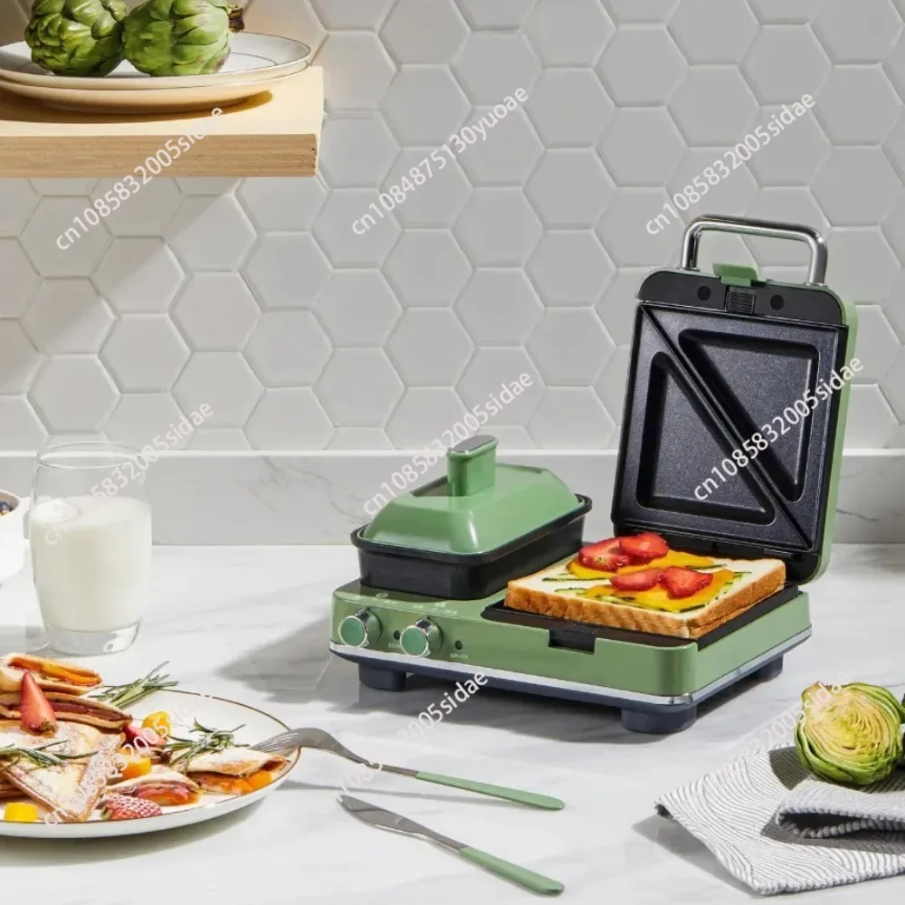 Hot Sale 3 In 1 Automatic Electric Bread Sandwich Waffle Machine Multi-function Toaster Breakfast Maker