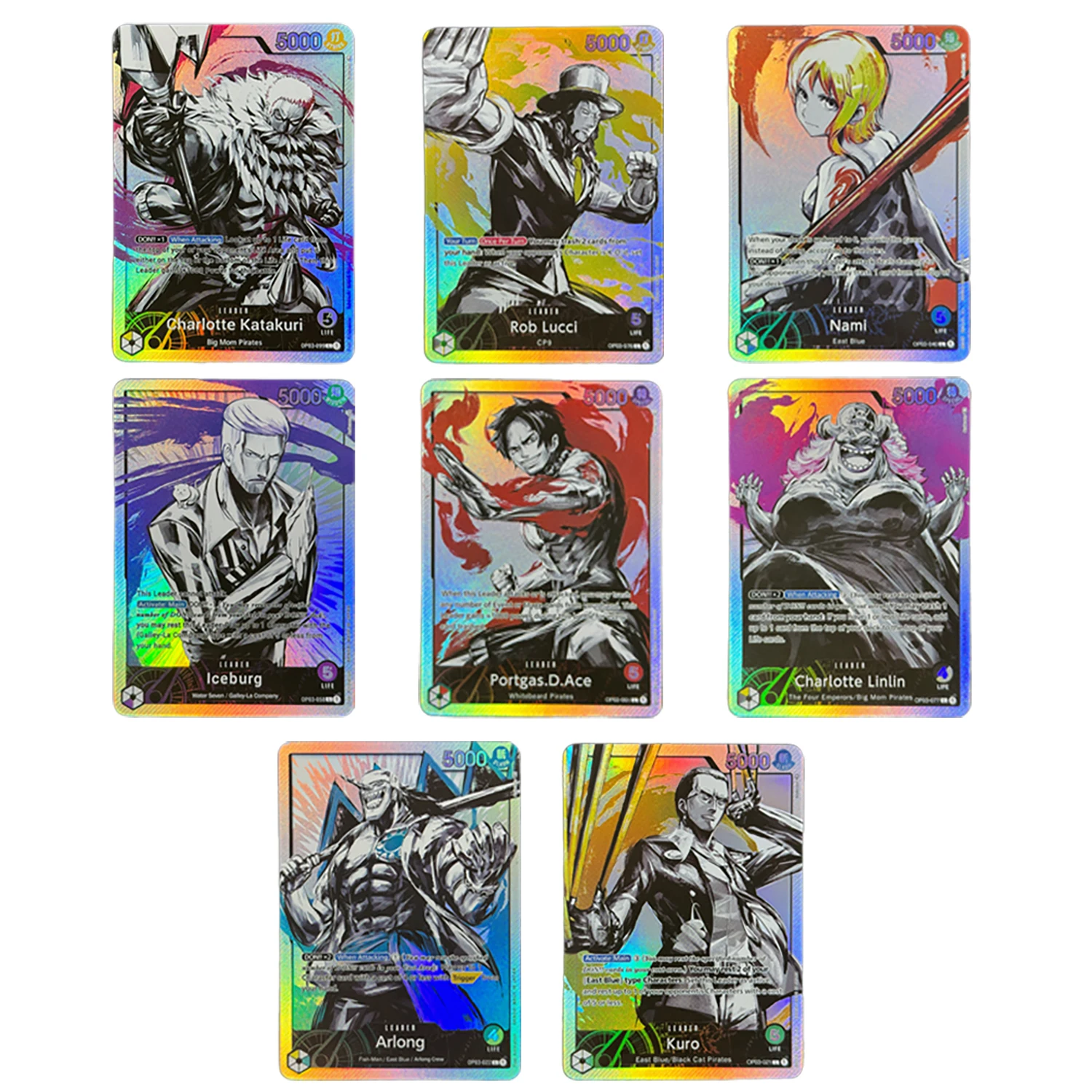 ONE PIECE Trading Cards OP06-097 55 Card Set