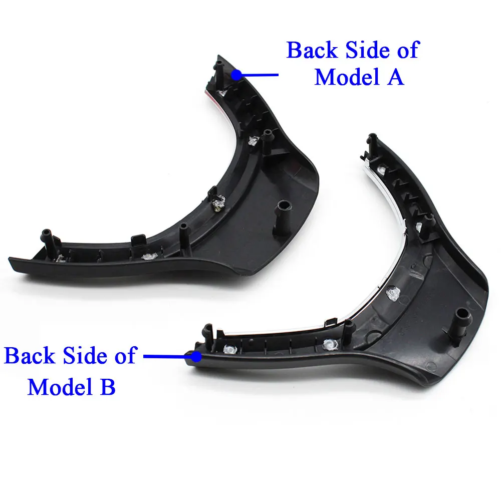 Reemplazo de la cubierta del volante de carbono negro para BMW 5 GT 6 7 Series F10 F11 F07 F06 F12 F01 F02 2009 2010 2011 2012 2013