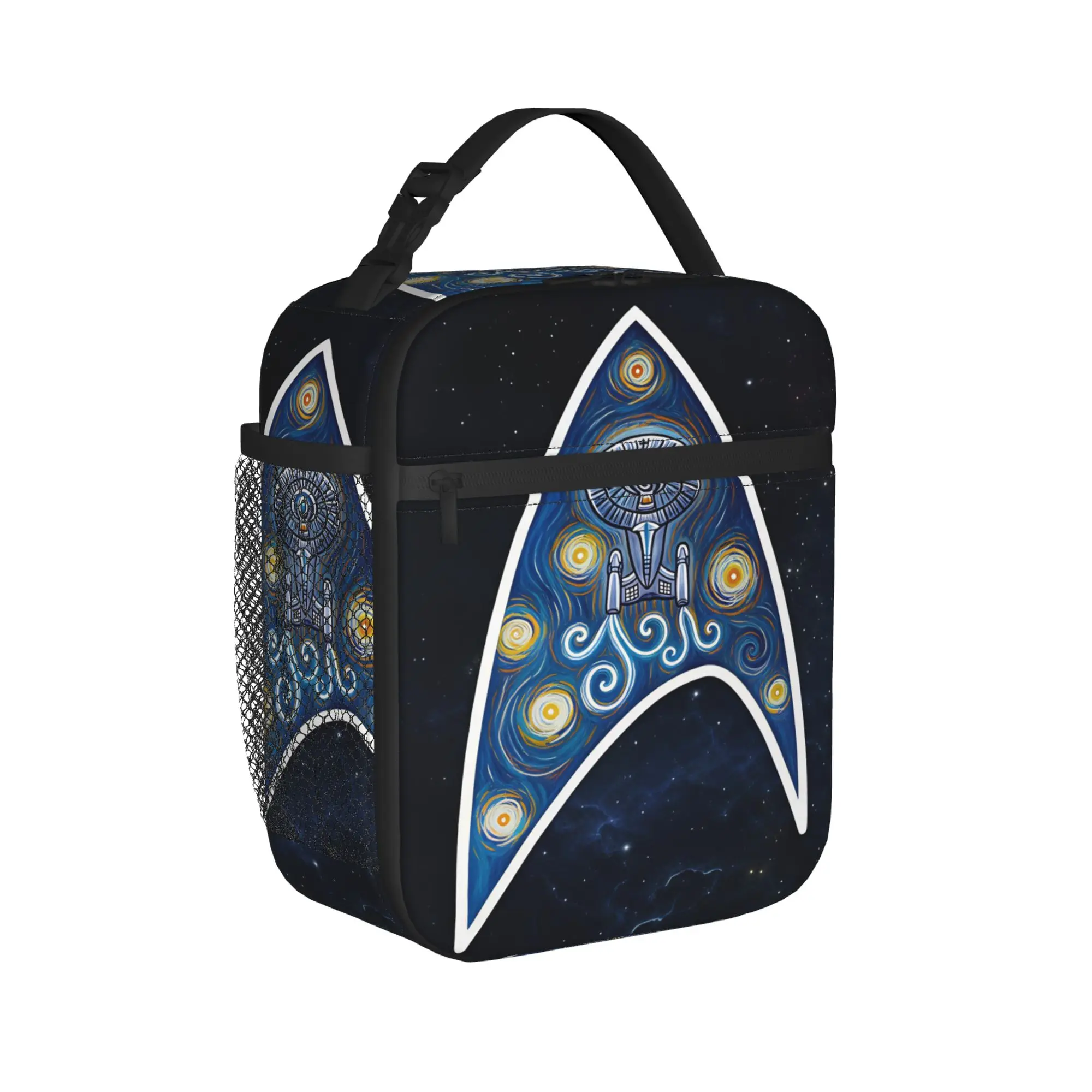 S-Star T-Trek Ship Movie  Lunch Bag For Girls  Print Lunch Box Casual Office Cooler Bag Convenient Oxford Tote Food Bags