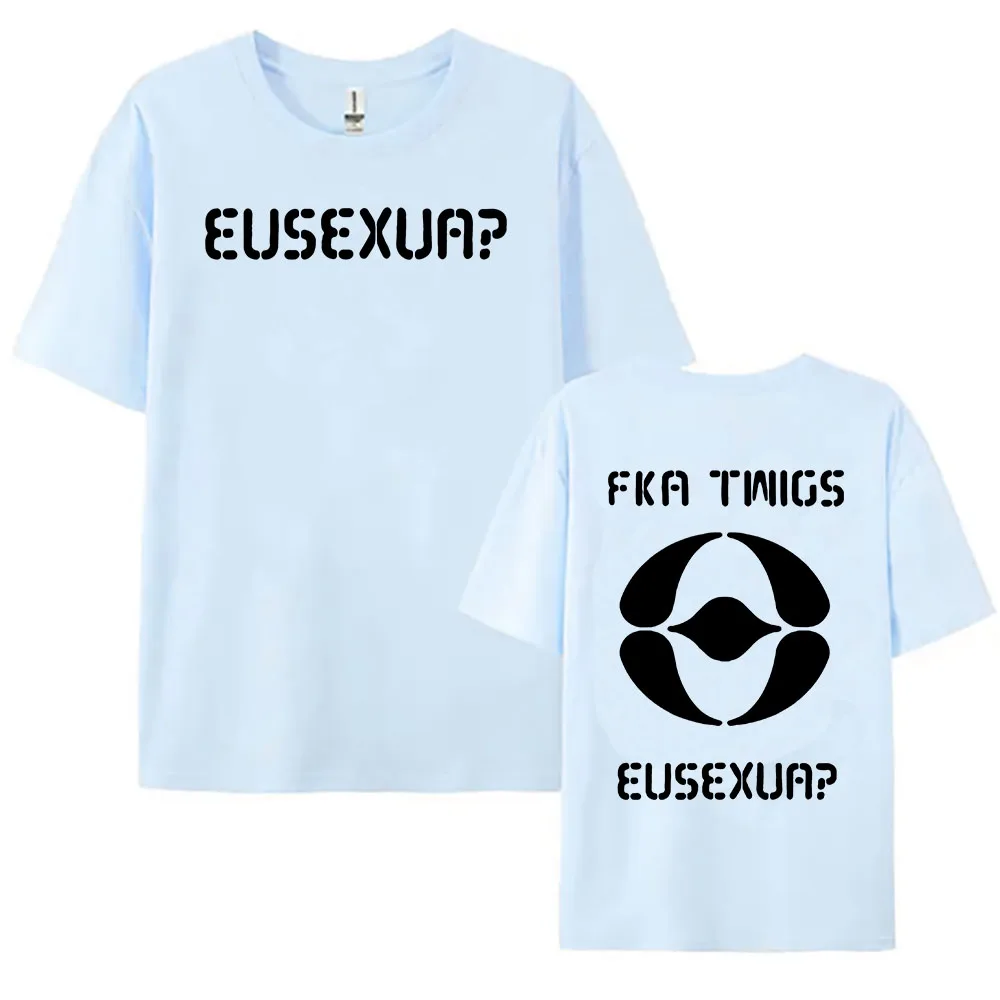 FKA Ramoscelli EUSEXUA T-shirt manica corta in cotone da donna/uomo magliette casual girocollo Harajuku Tee-shirt morbida ragazza di alta qualità