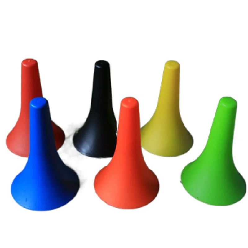 Horn Shape Soccer Trainning Cone Stadium Marking, Agility Free Slalom Skate Pile, Football Equipment, Sports and Entertainment