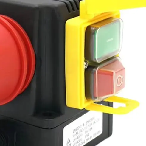 KOA1L 5P Electromagnetic Switch 12A 400V With Under Voltage For Protection PVC Waterproof For Industrial For Lathe Power Failure