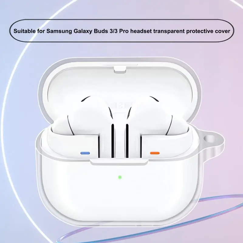 Protective Case For Galaxy Buds3 /3ProWireless Earphone Dustproof Clear Protective Shell Wireless Earbuds Portable Case