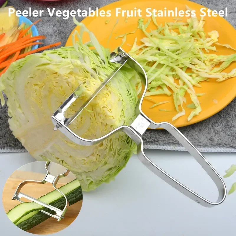 

Peeler Vegetables Fruit Stainless Steel Cabbage Graters Salad Potato Slicer Kitchen Accessories Cooking Tools Wide Mouth Kitchen