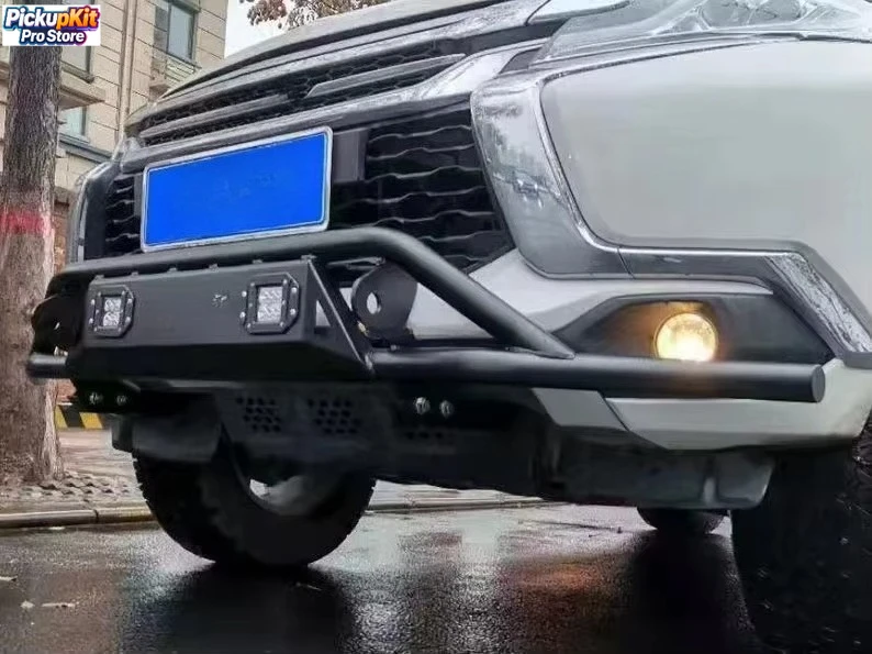 

Top‑level Quality 4WD Steel Nudge Bar Front Bumper with Dual D‑Rings for Pajero Sport Montero