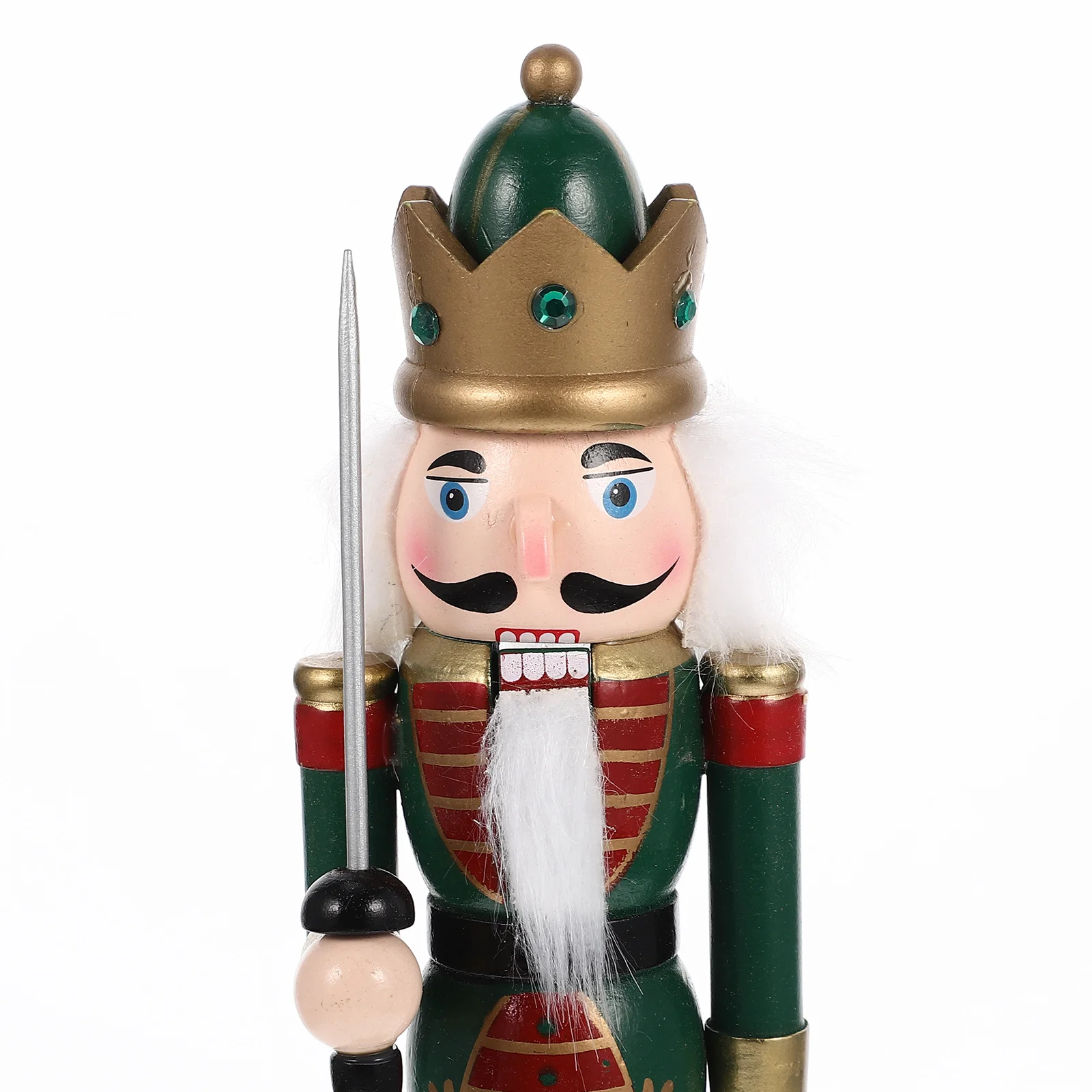 

1pc Wooden Nutcracker Soldier Xmas Decor Holiday Desktop Ornament Christmas Figure Home Garden Decoration Party Supply Wood