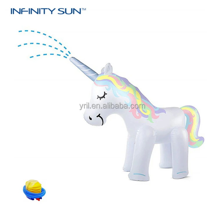 

INFINITY SUN Inflatable Unicorn Sprinkler Toys Custom Inflatable Toys Water Sprinkler For Kids