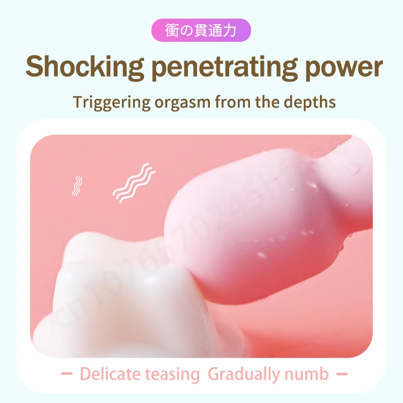 Powerful 10 Modes Vibration Mini Vibrator Magic Stick USB Charging Massager G-Spot Masturbator Vibrators Sex Toy For Women Adult