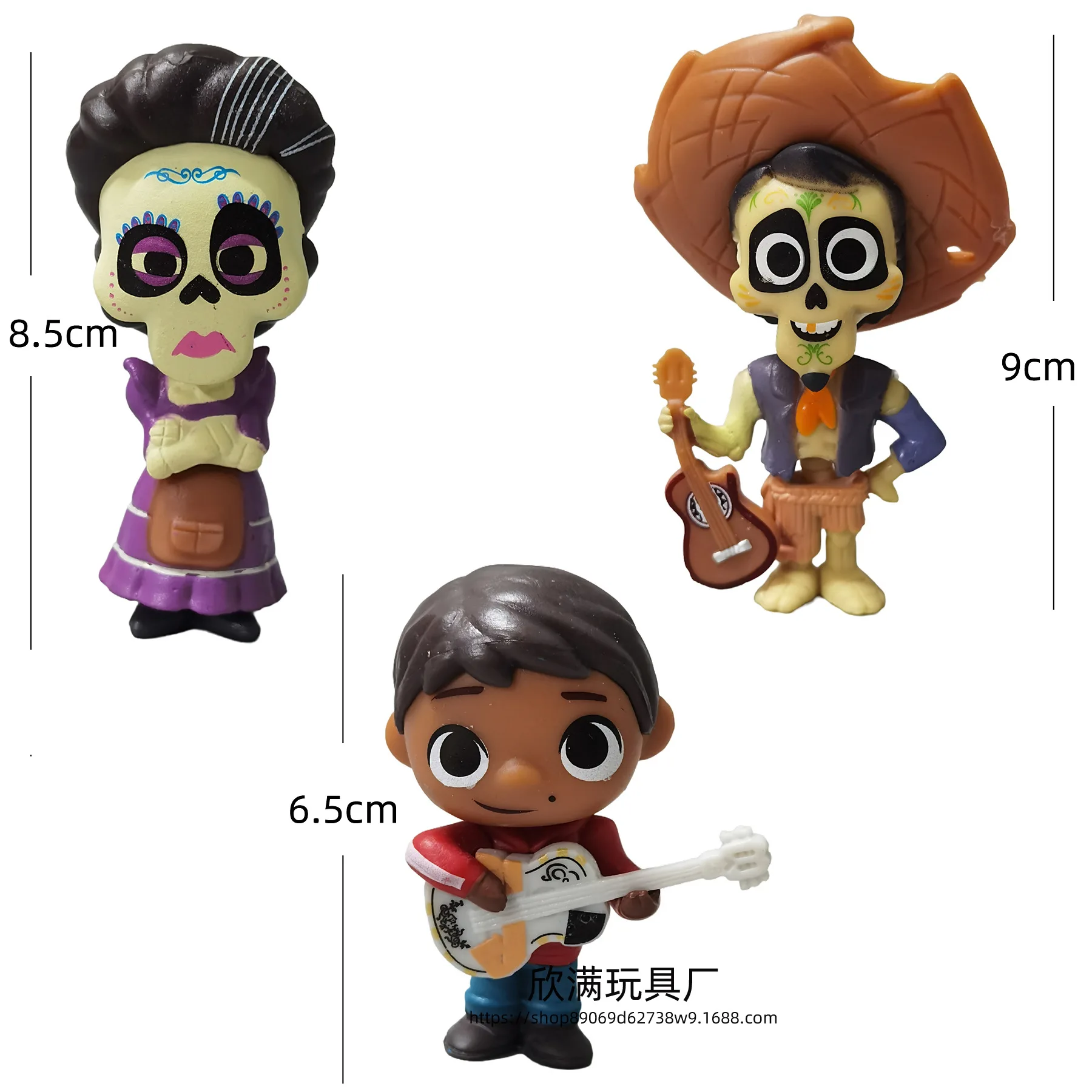 Disney Coco Movie 8 pz/set 6-9cm Action Figure Anime Mini Decoration Collection Figurine Toys Model For Children Gift