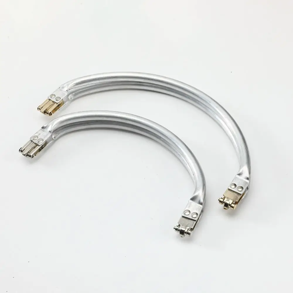 DIY Aluminium Tube Bag Handle Metal Cloud Purse Frame Handle Kiss Clasp Lock for Bag Sewing Craft Tailor Accessories
