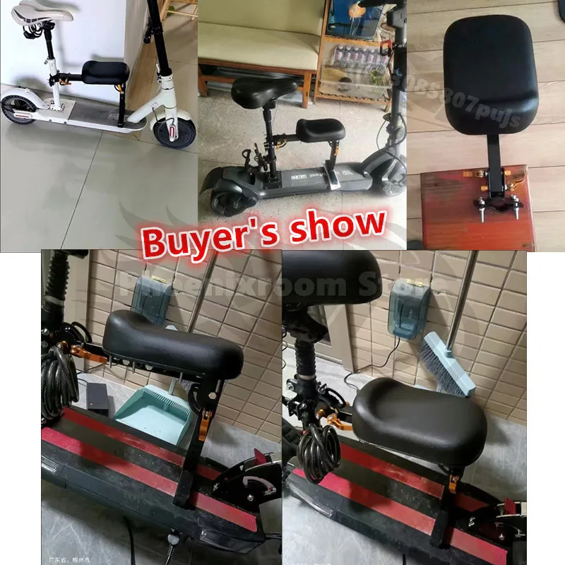 Electric Scooters Front Child Seat Portable Foldable Children Safe Chair for Electric Scooter Accessories