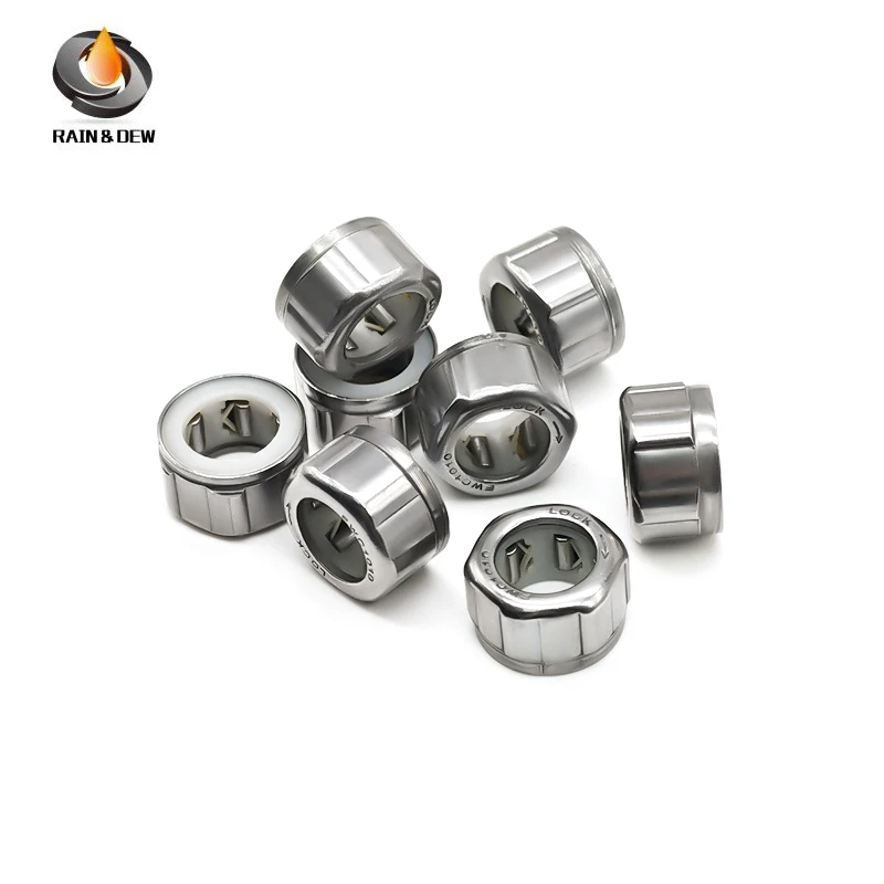 2Pcs Needle Bearing EWC1010 10x16x10 mm  One Way Clutch Needle Roller Bearing 10x16x10mm hexagon Fishing gear