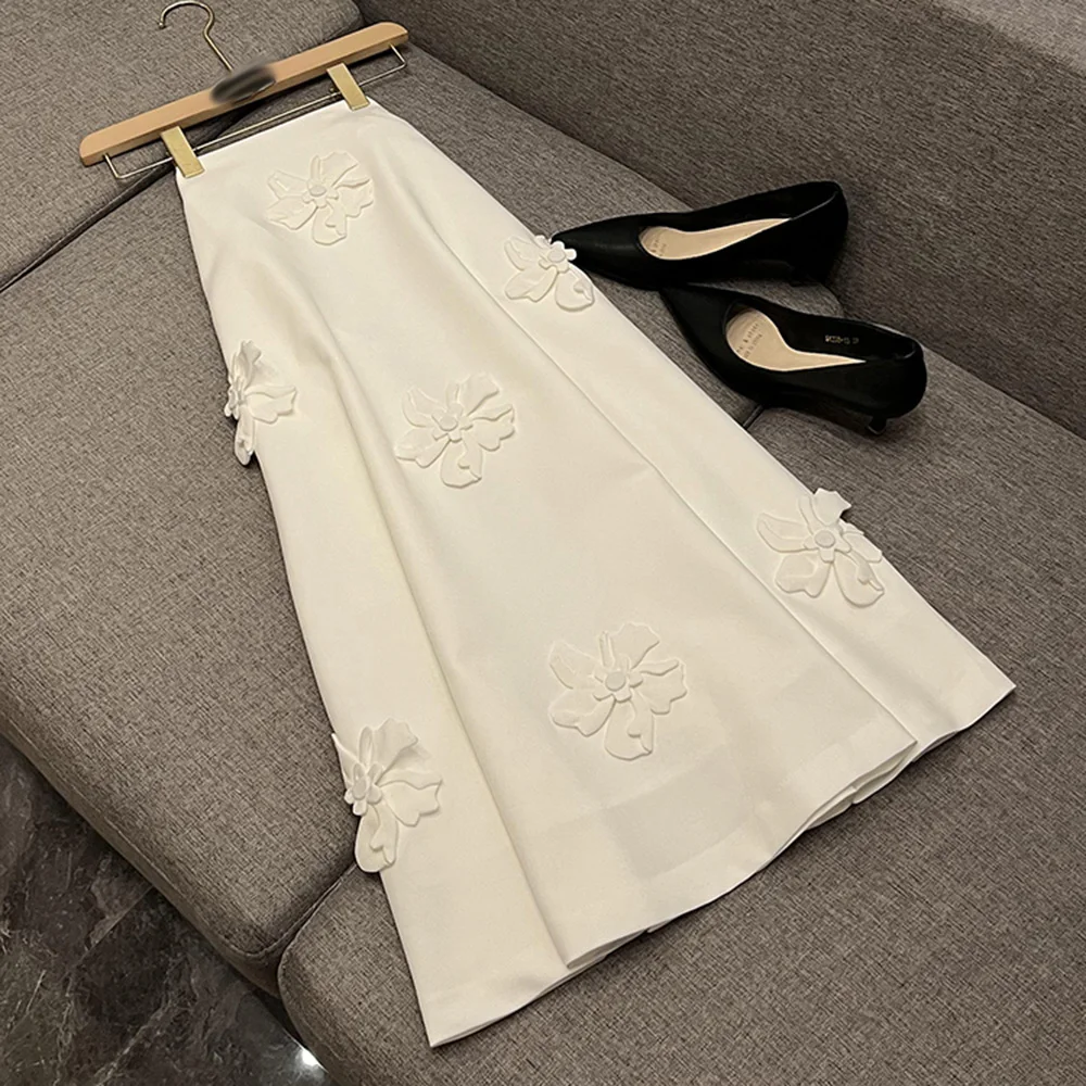 TWOTWINSTYLE Sweet Slimming Two Piece Sets For Women Square Collar Sleeveless Top High Waist Skirt Cute Set Female New KVE505091